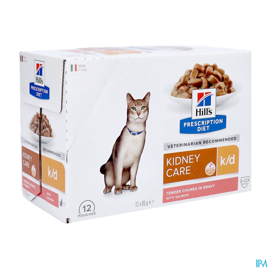 Hills Prescrip.diet Feline Kd Salmon 12x85g 605616