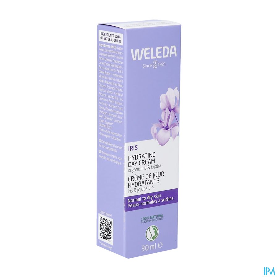 Weleda Iris Creme Jour Hydratante 30ml