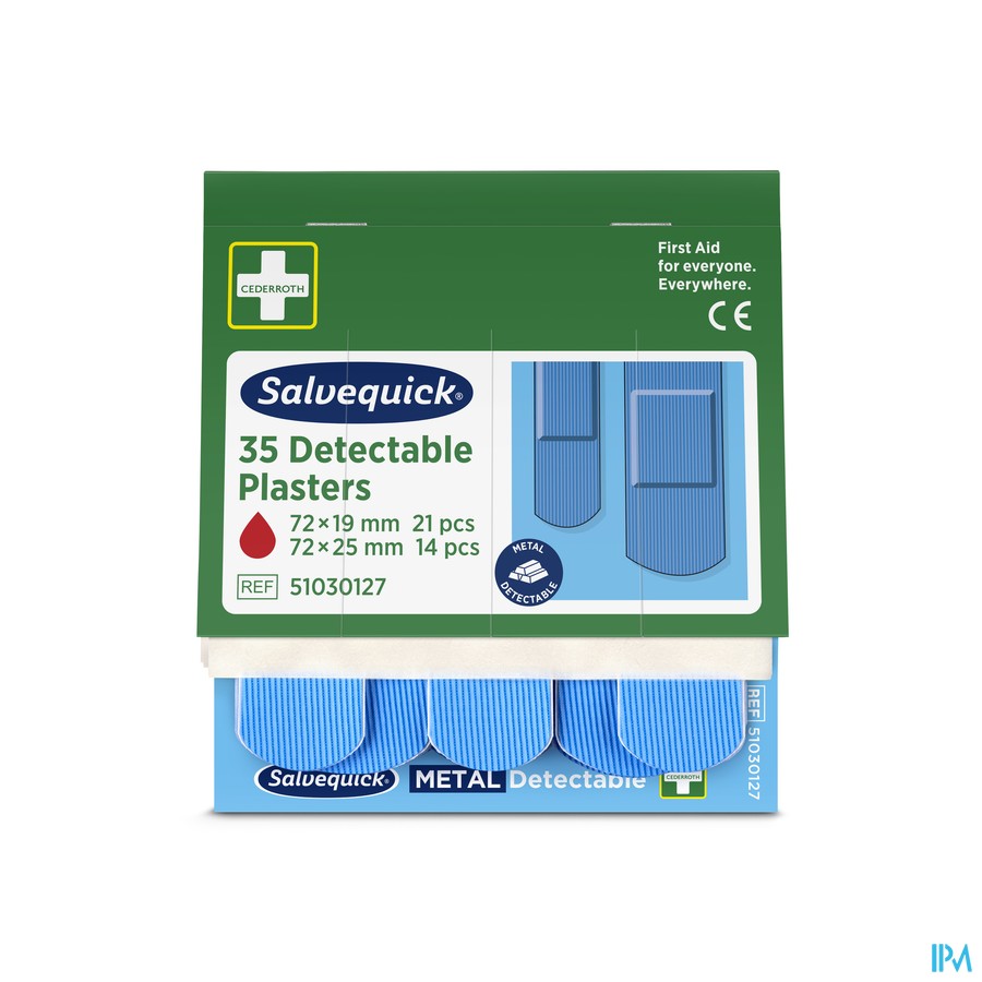 Salvequick Navulling Blauw Detect