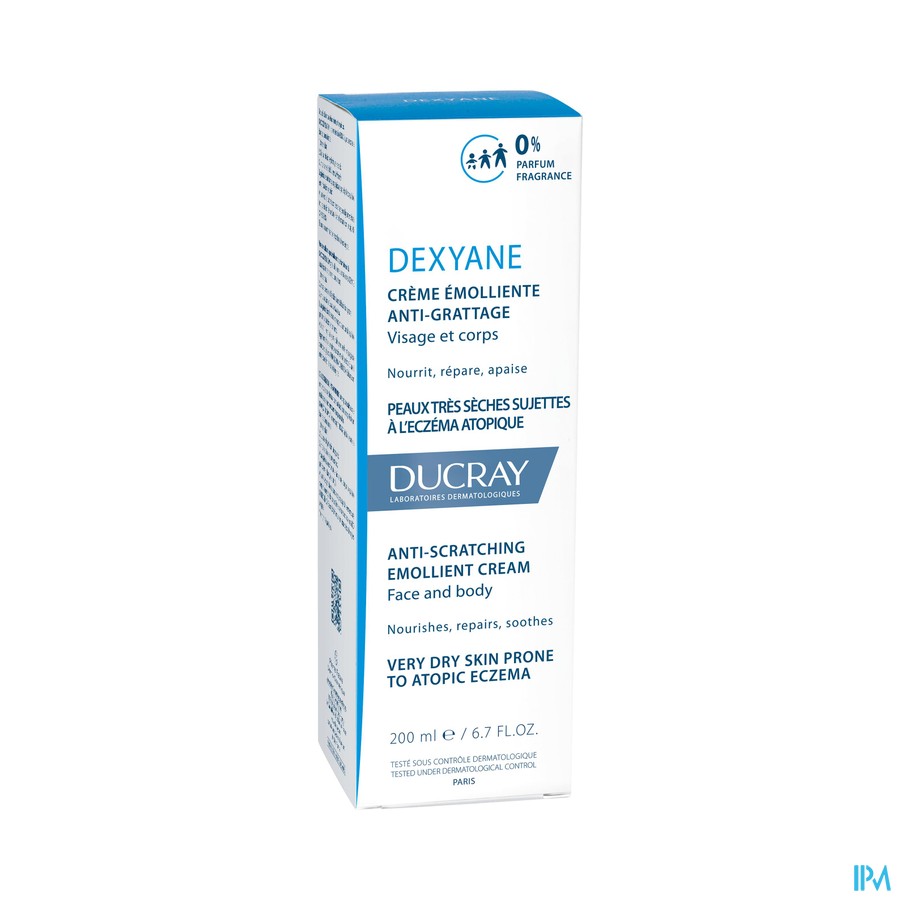 Ducray Dexyane Creme Emollient A/grattage 200ml Nf