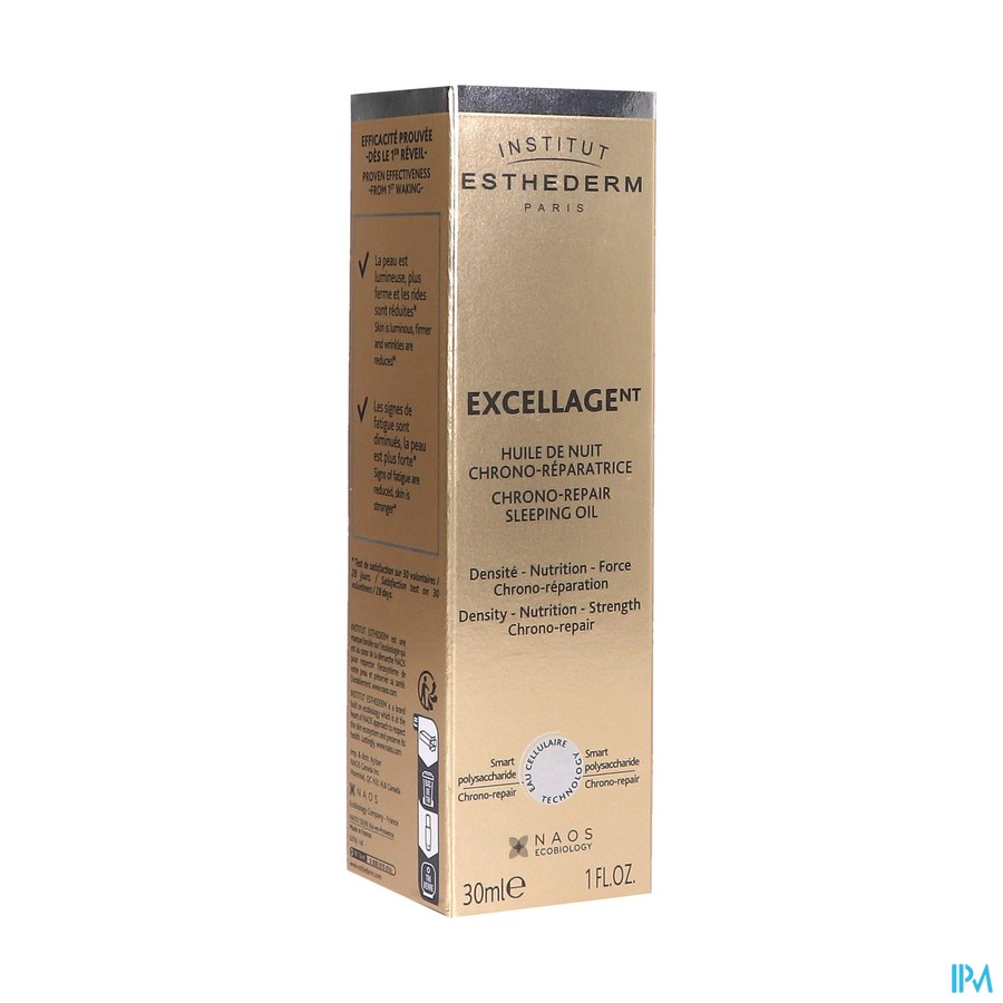 Esthederm Excellagent Huile Nuit Chrono-rep. 30ml