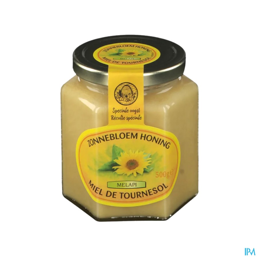 Melapi Honing Zonnebloem Zacht 500g 5536 Revogan