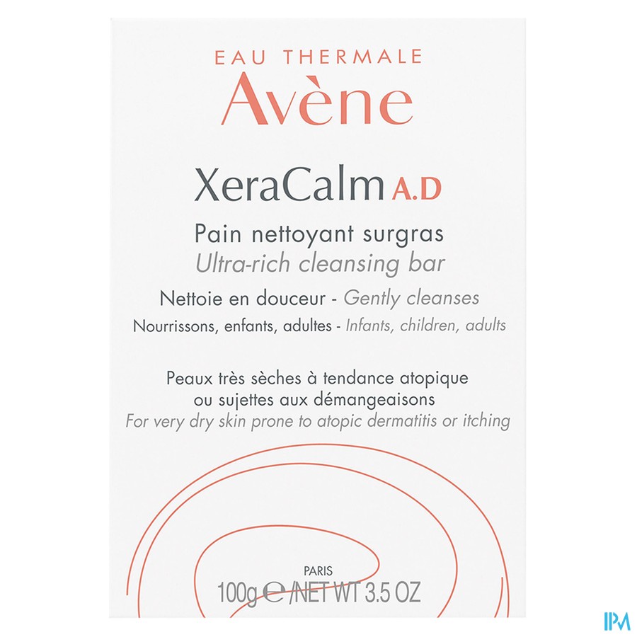 Avene Xeracalm Ad Wasstuk Overvet 100g