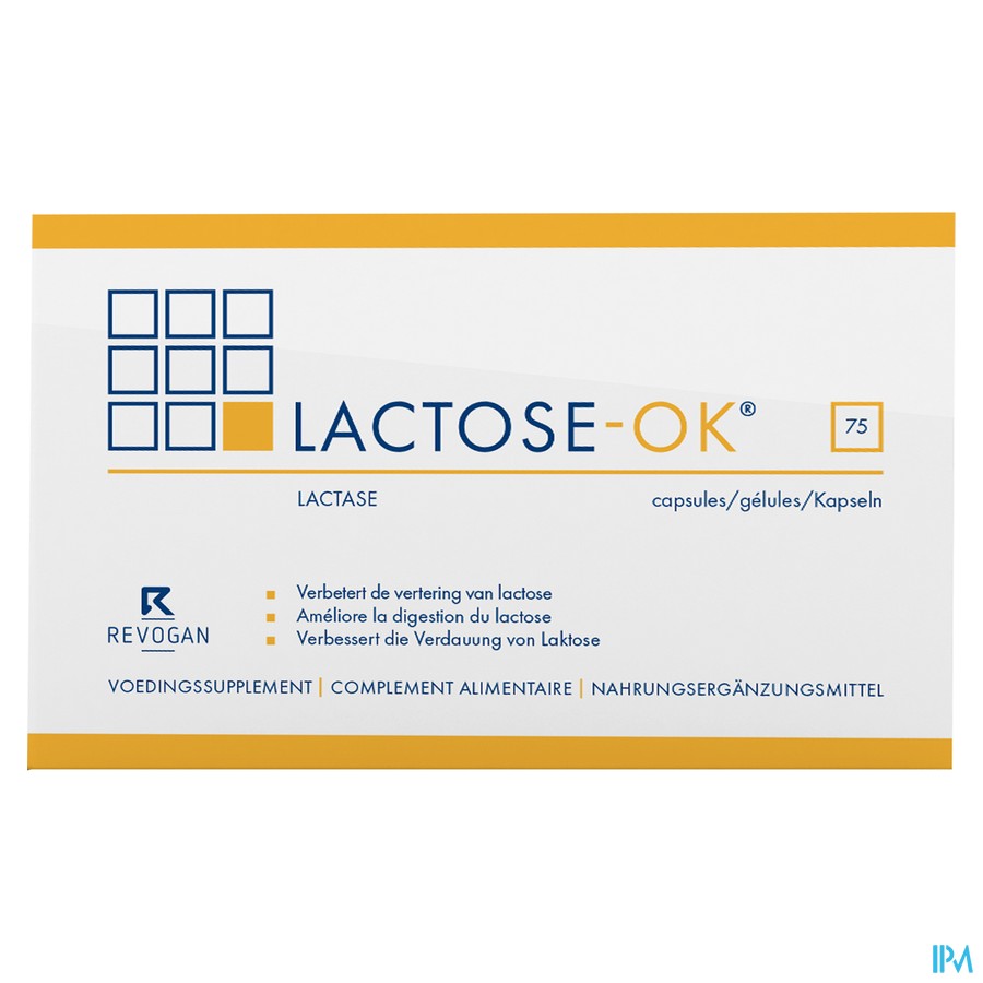Lactose Ok Caps 75x353mg 5744 Revogan