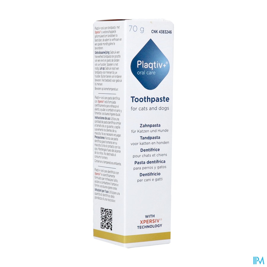 Plaqtiv+ Oral Care Toothpaste Maltitol 70g