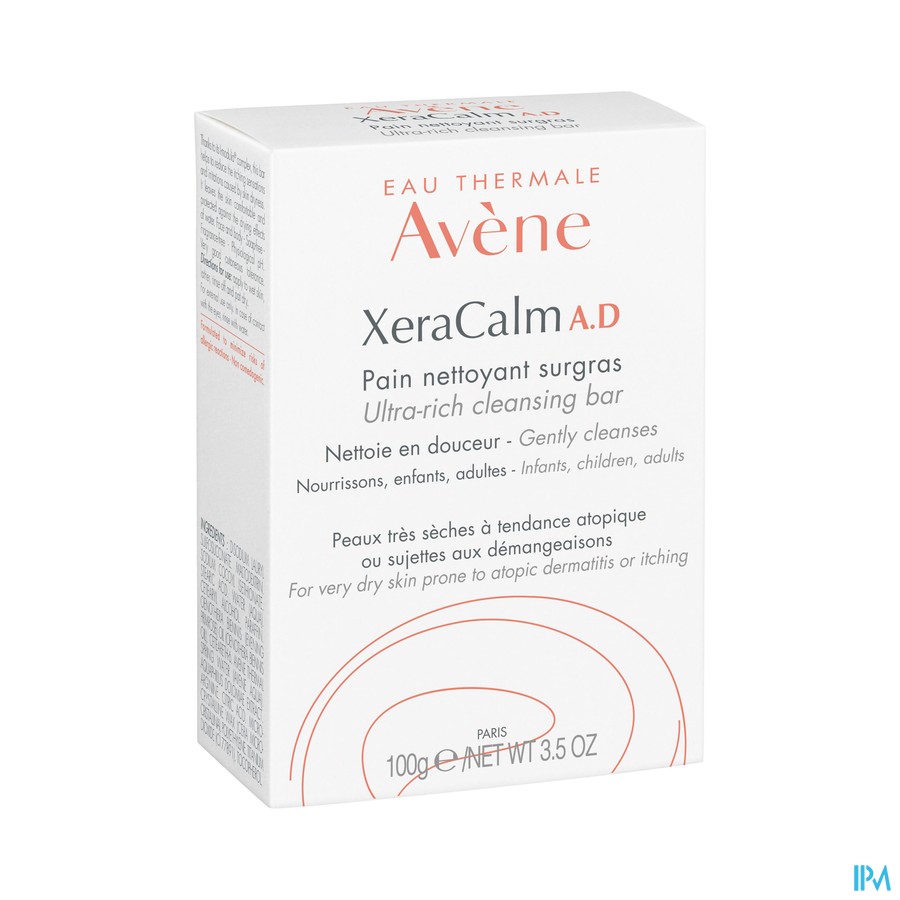 Avene Xeracalm Ad Wasstuk Overvet 100g