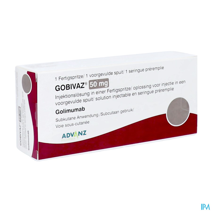 Gobivaz 50mg Opl Inj Voorgevulde Spuit 1