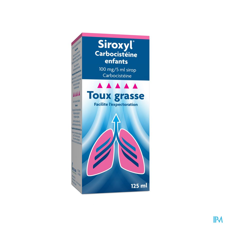 Siroxyl Carbocisteine 100mg/5ml Enfants Sirop125ml