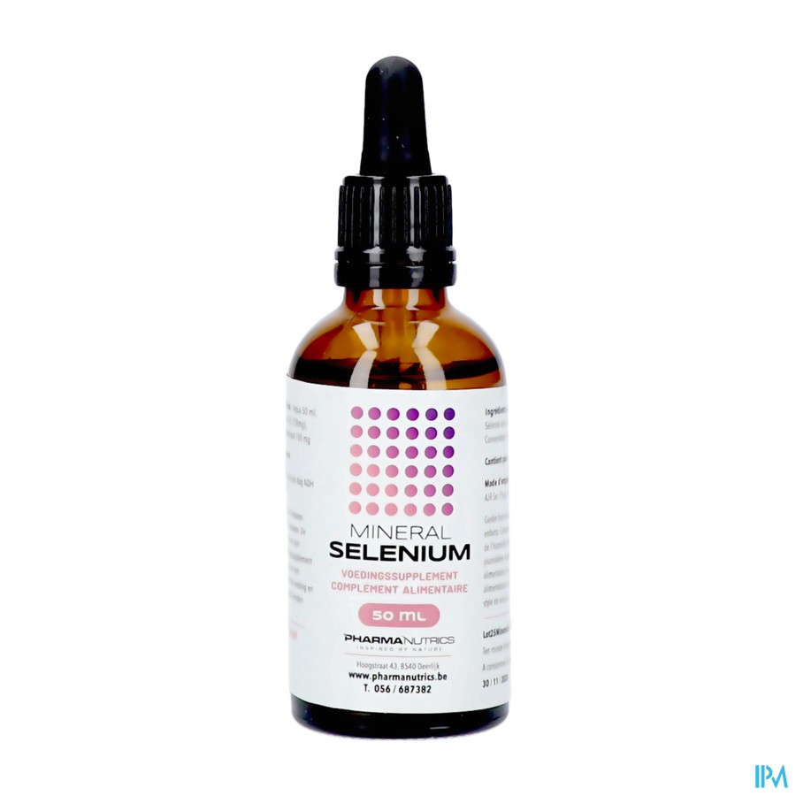 Mineral Selenium Druppels 50ml Pharmanutrics