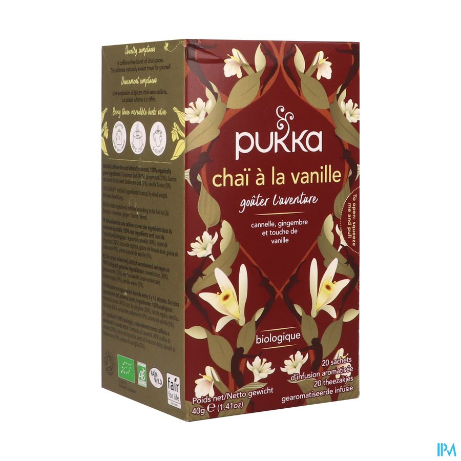 PUKKA INFUS CHAI VANILLE SACH 20