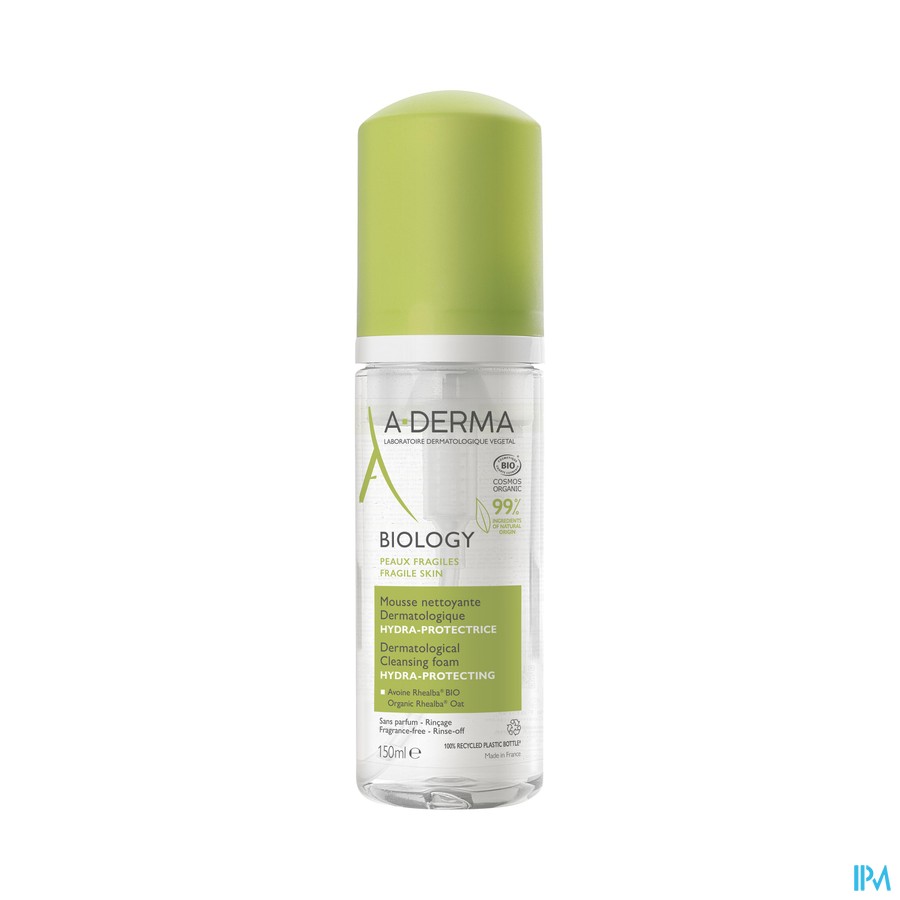 Aderma Biology Mousse Nettoyante Hydra Prot. 150ml