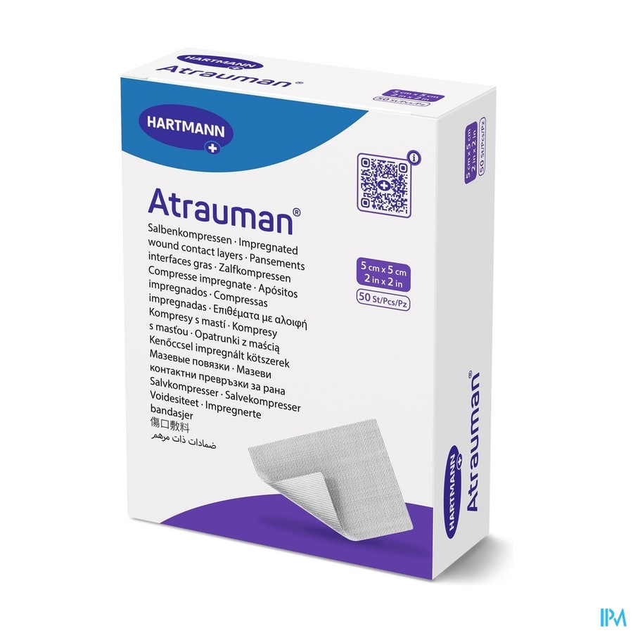 Hartmann Atrauman 5x5cm St. 50 P/s