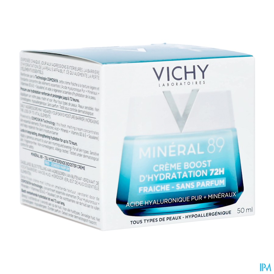 Vichy Mineral 89 Creme Fris Z/parfum 50ml