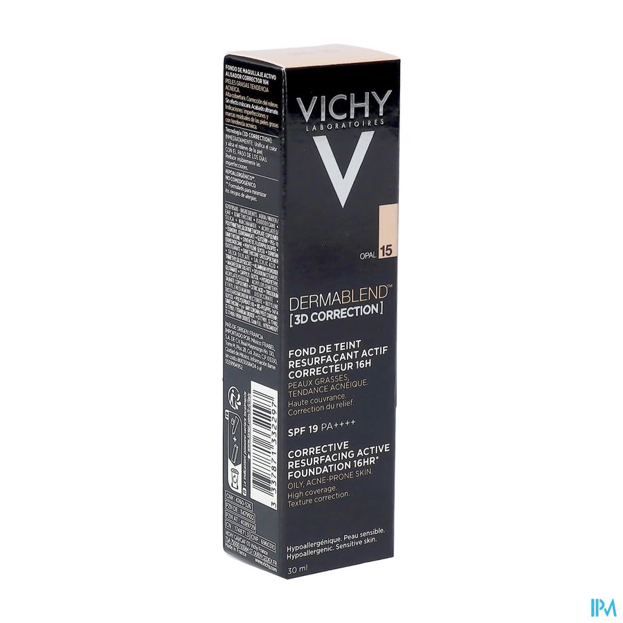 Vichy Fdt Dermablend Correction 3d 15 30ml
