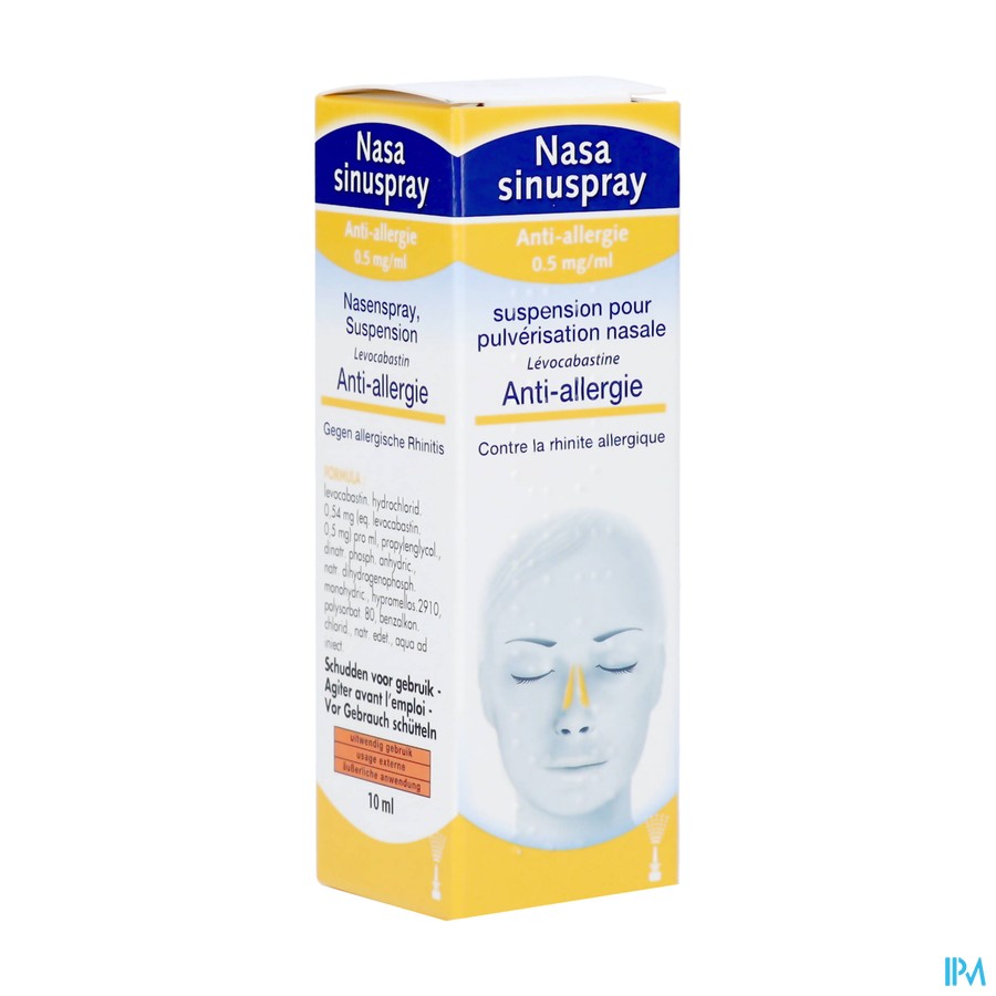Nasasinuspray A/allerg.0,5mg/ml Susp Pulv.nas.10ml