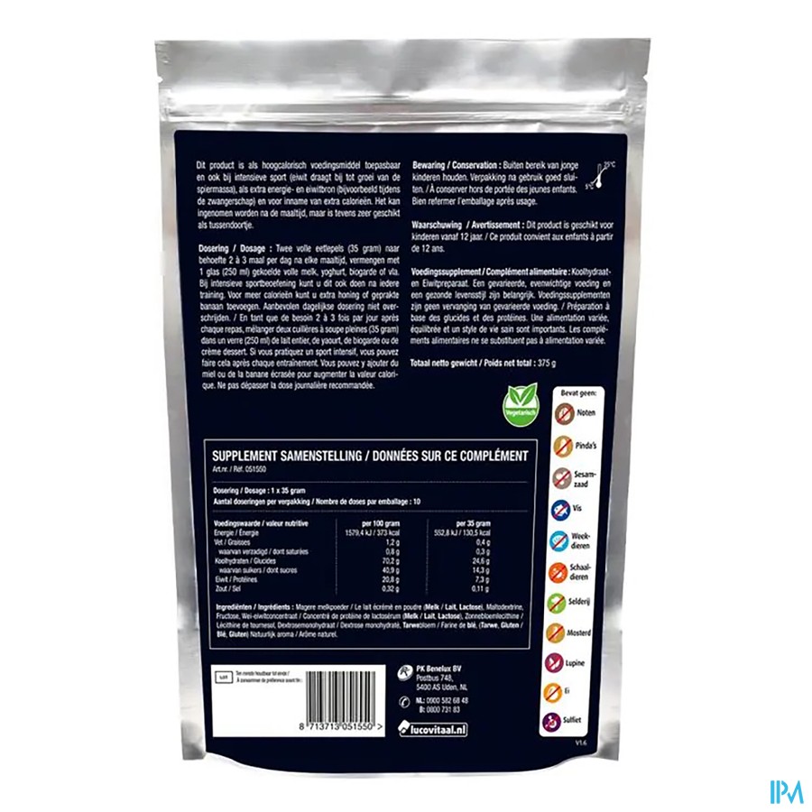 Lucovitaal Gewichtstoename 375g