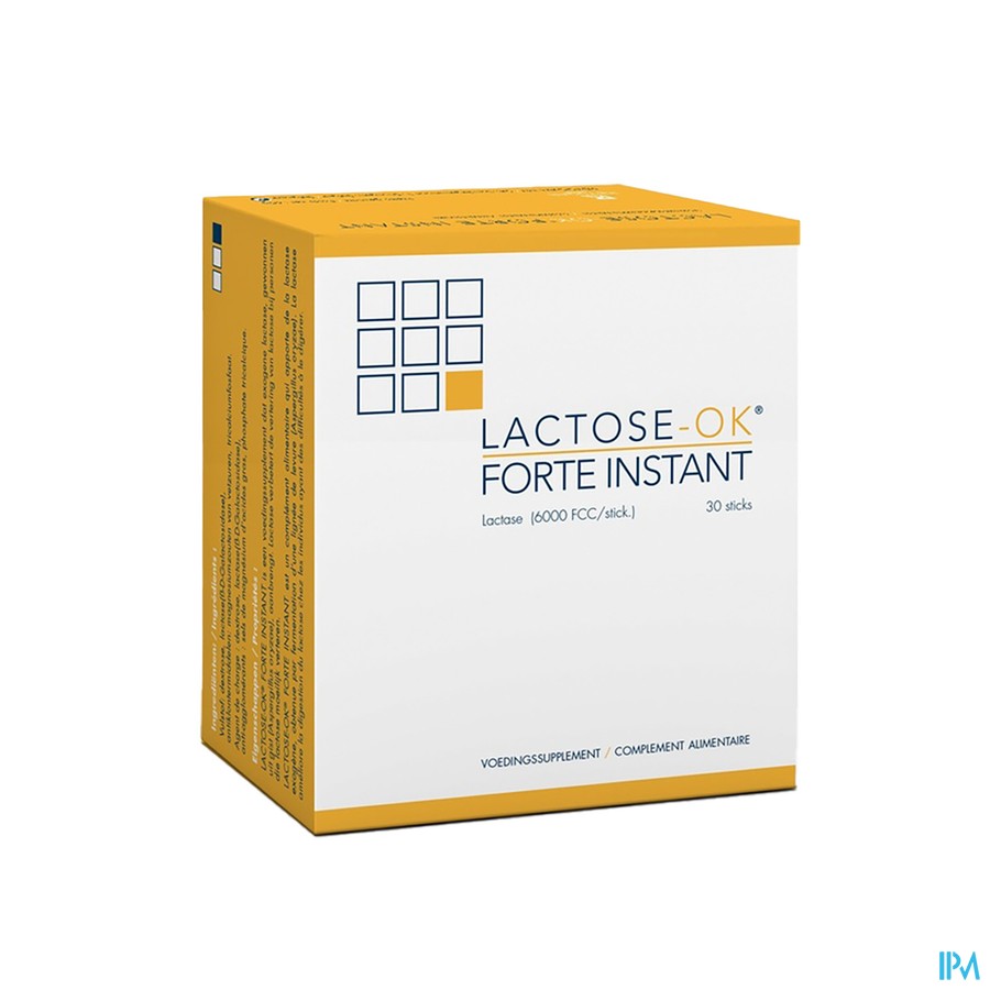 Lactose Ok Forte Instant Sticks 30 5762 Revogan