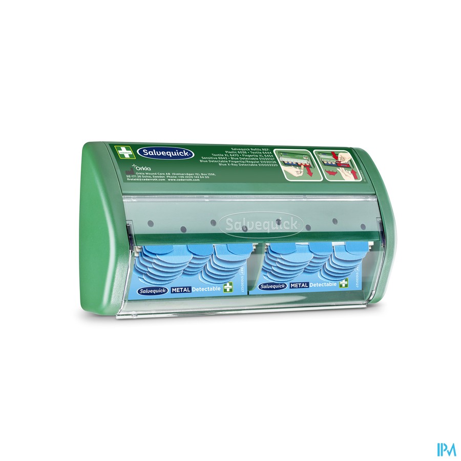 Salvequick Pleisterdispensr Blauw 51030130