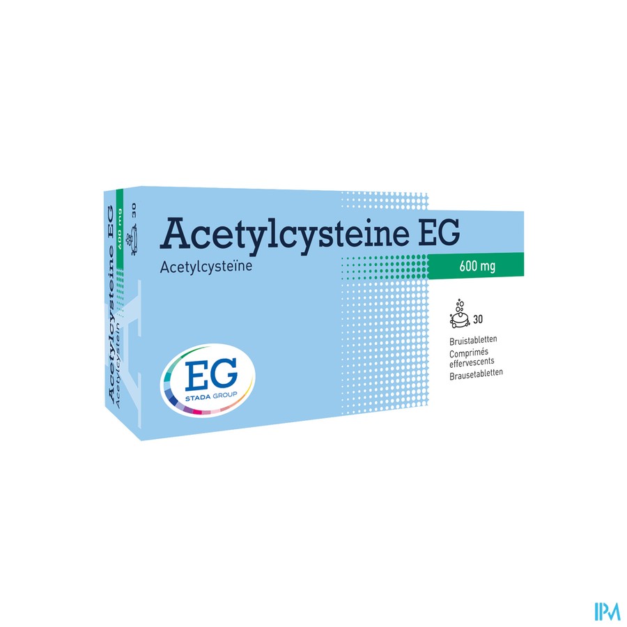 Acetylcysteine EG 600Mg Bruistabl 30X600Mg