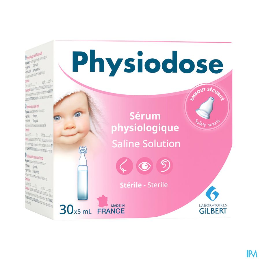 Physiodose Serum Fysio Ud Ster 30x5ml