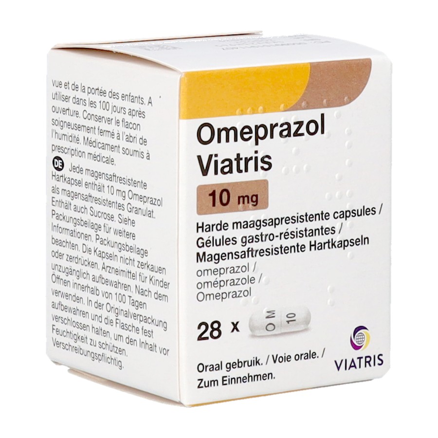 Omeprazol Viatris 10mg Caps 28
