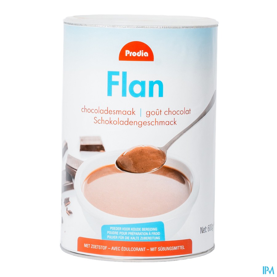 Prodia Flan Chocolade Zoetst. 600g 6774 Revogan