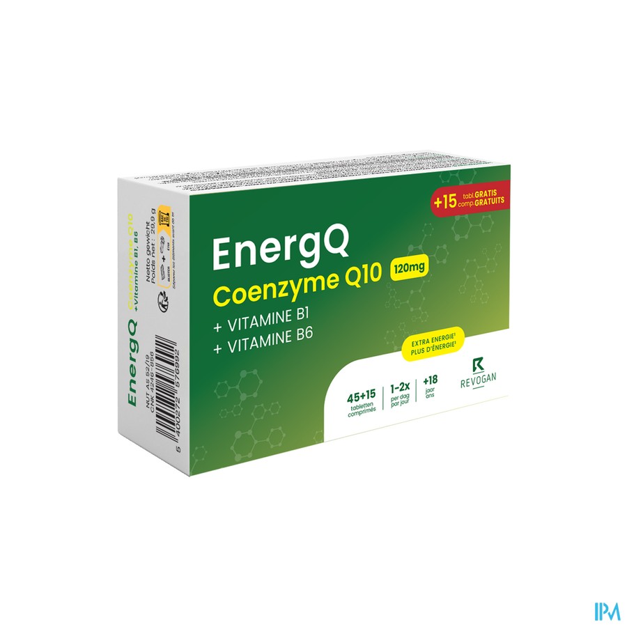 Coenzyme Q10 120mg Tabl 45+15 Gratuit Revogan