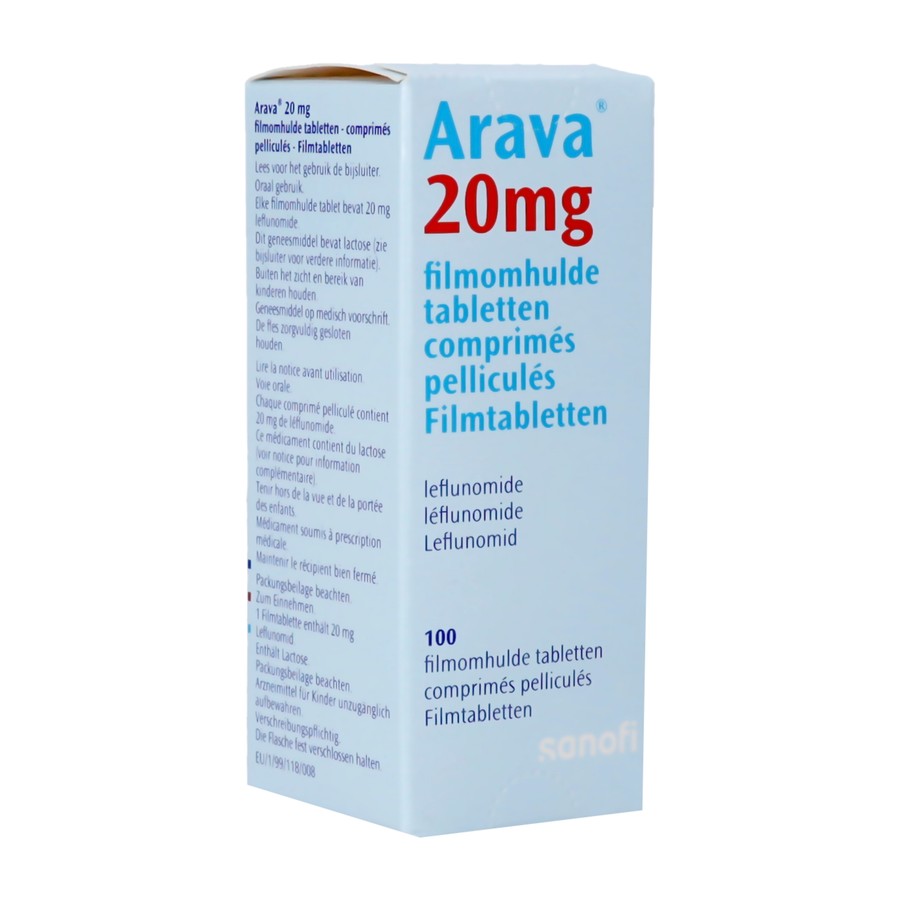 Arava 20mg Filmomh Tabl 100 X 20mg