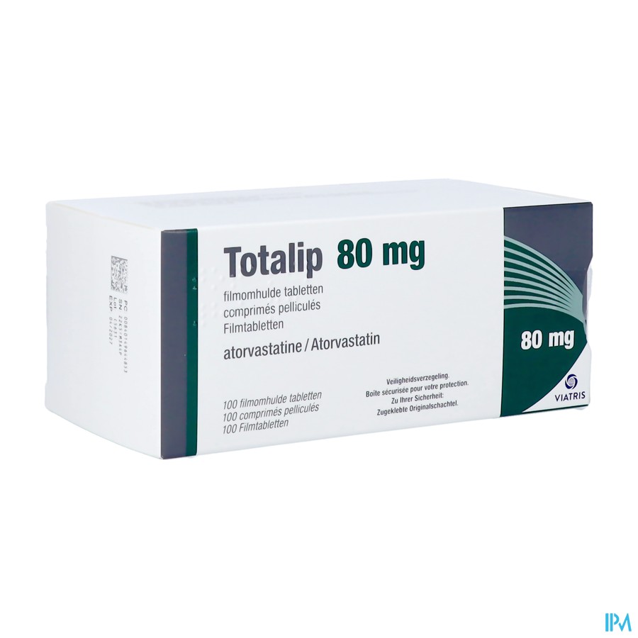 Totalip 80mg Filmomh Tabl 100