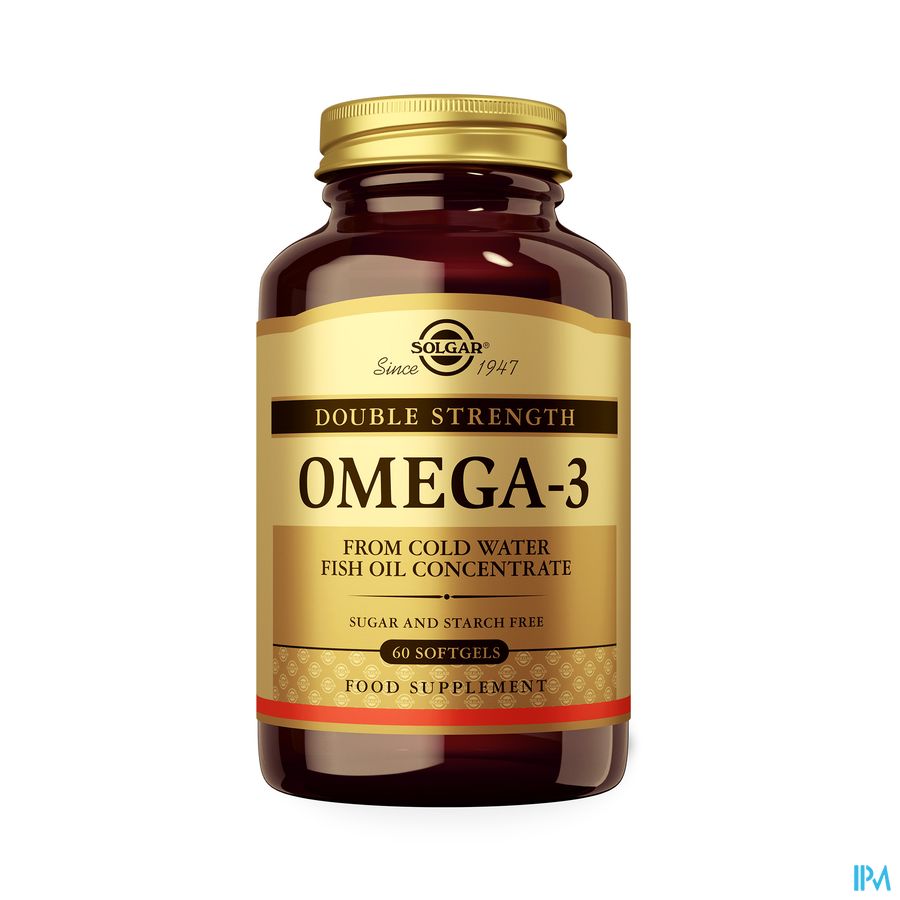 Solgar Omega-3 Double Strength Softgel 60 Solgar Omega-3 Double Strength Softgel 60