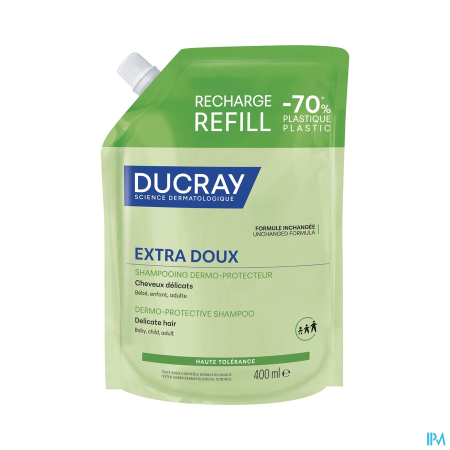 Ducray Extra Doux Huidbescherm Shampoo Refill400ml