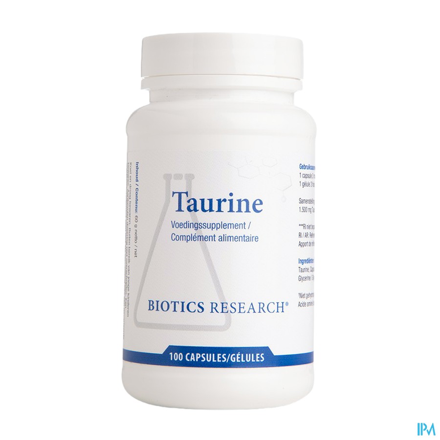 Taurine Biotics Caps 100x500mg