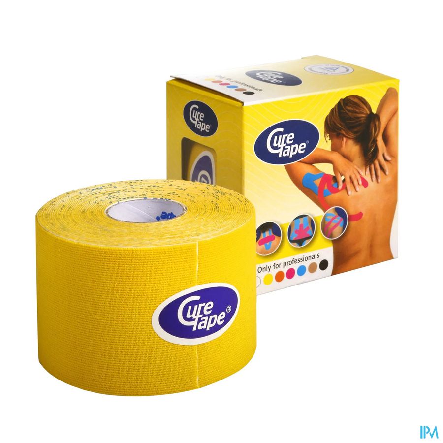 Curetape 5cmx5m Geel