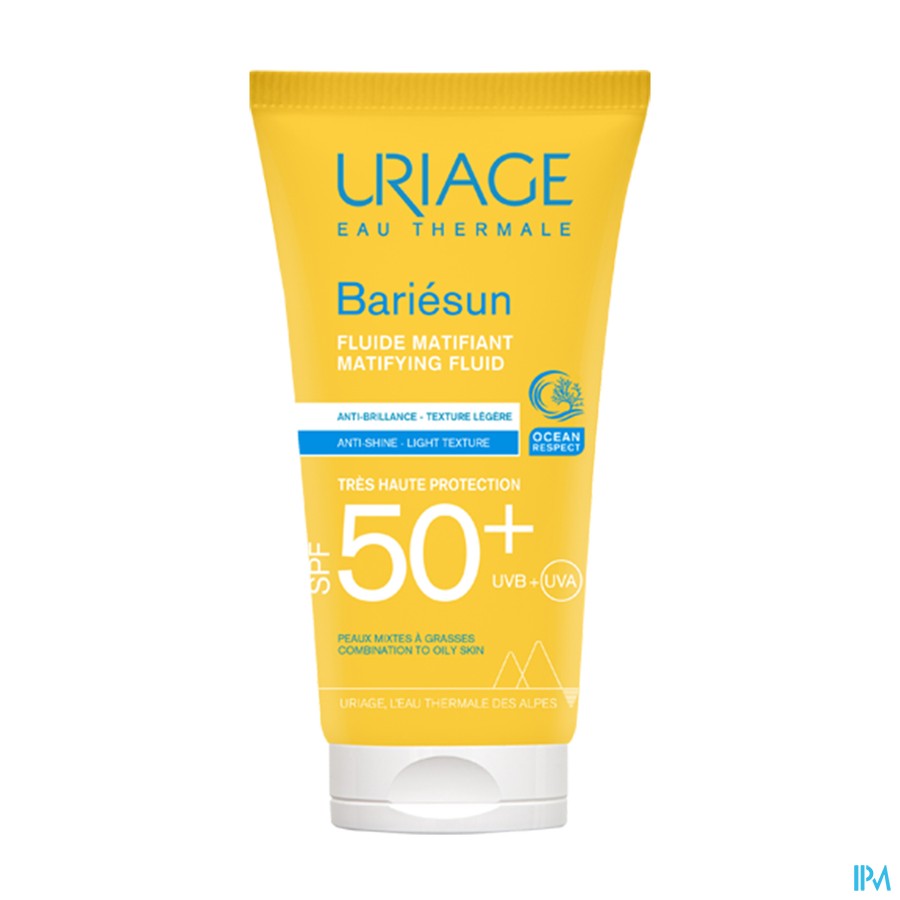 Uriage Aqua Fluid Ultra-mat Toucher Sec Spf50+50ml