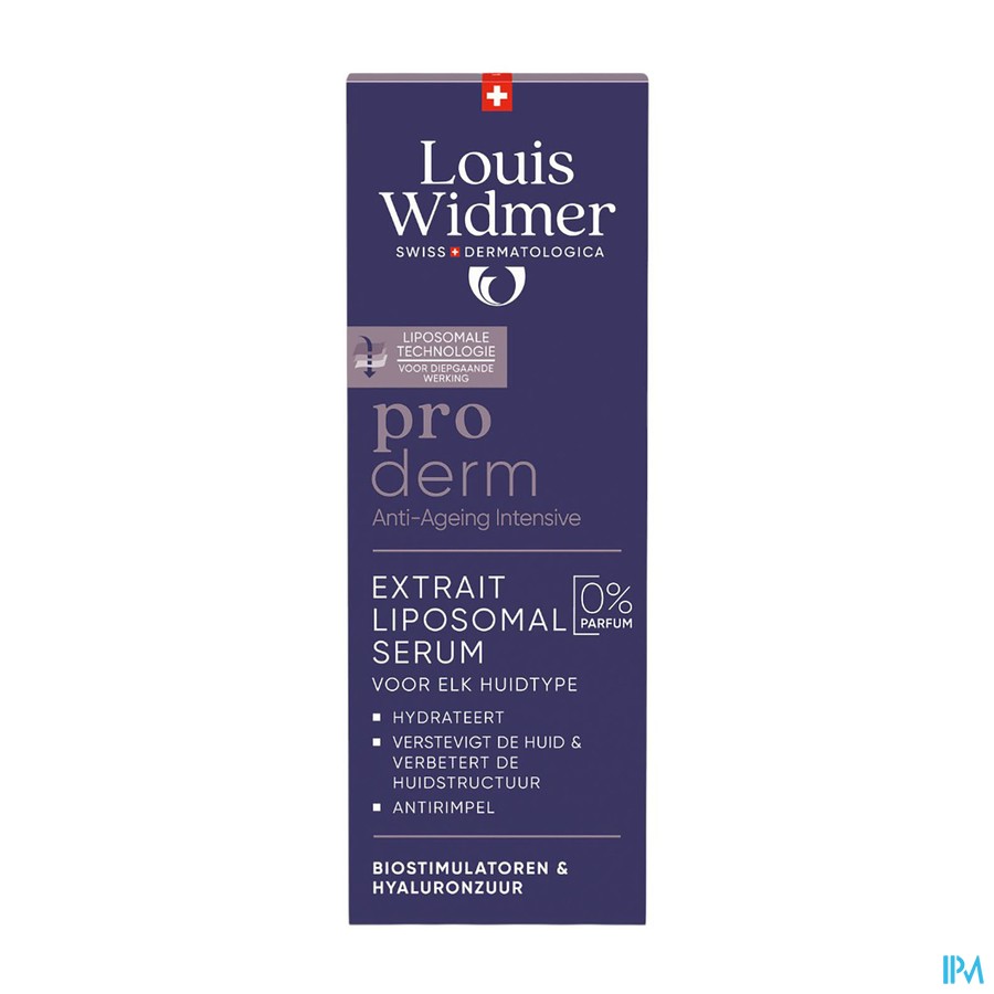 Widmer Proderm Extrait Liposomal Serum Zonder Parfum 30ml