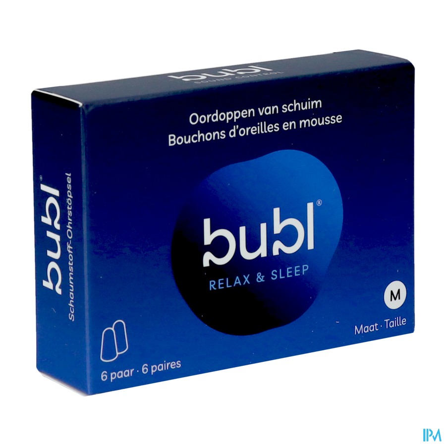 Bubl Mousse Conique Medium Paire 6