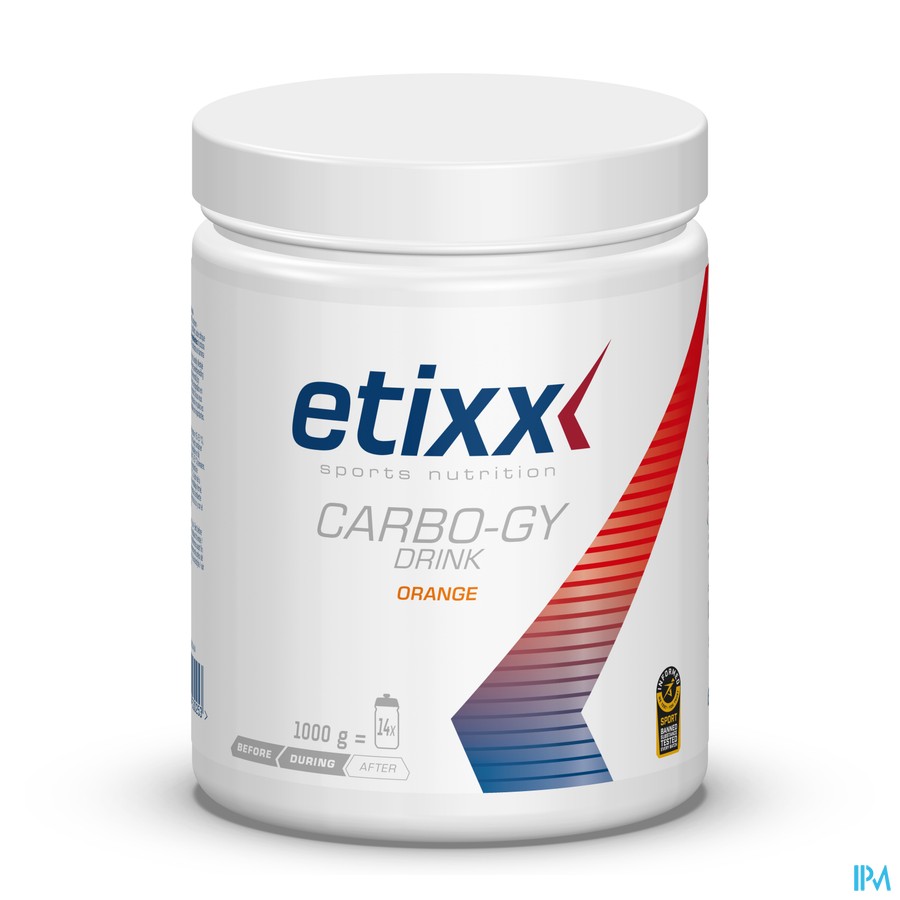 Etixx Carbo Gy Orange Pdr Pot 1000g