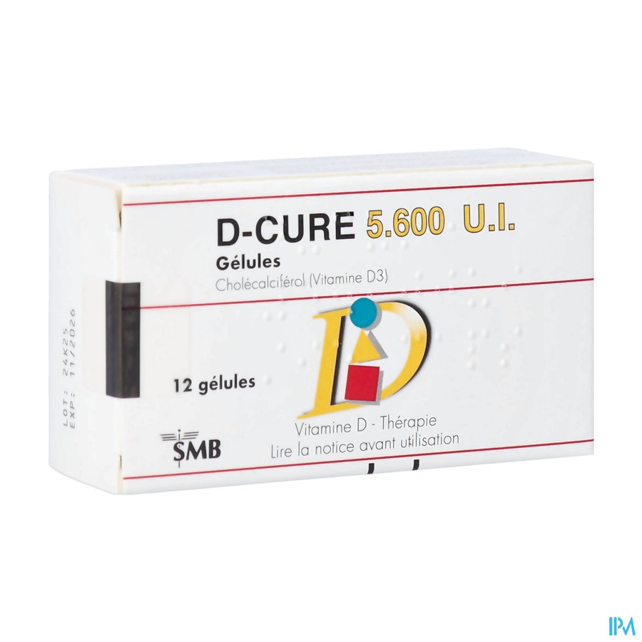 D-cure 5600ui Caps 12