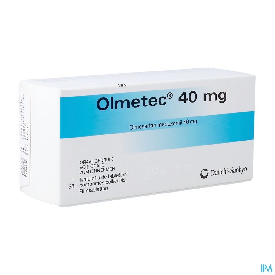 Olmetec Comp Pell 98 X 40mg Olmetec Comp Pell 98 X 40mg