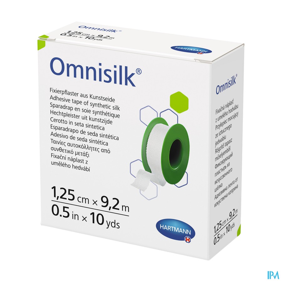 Hartmann Omnisilk 1,25cmx9,2m 1 P/s