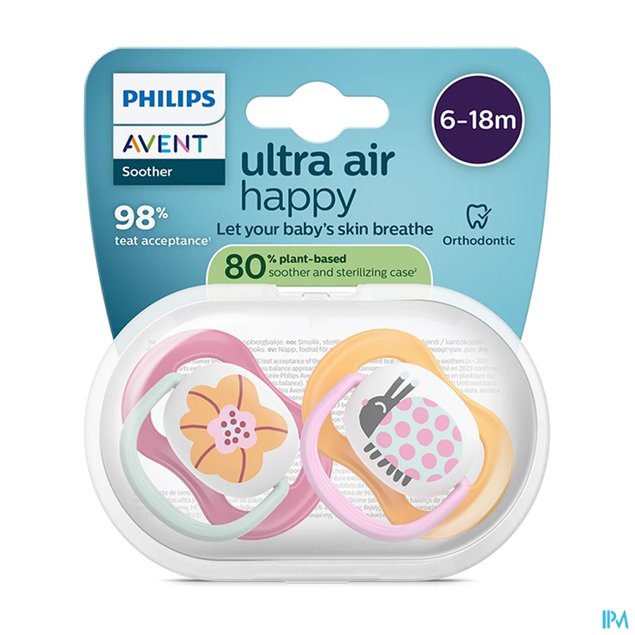 Philips Avent Sucette +6m Air Collection Mix 2