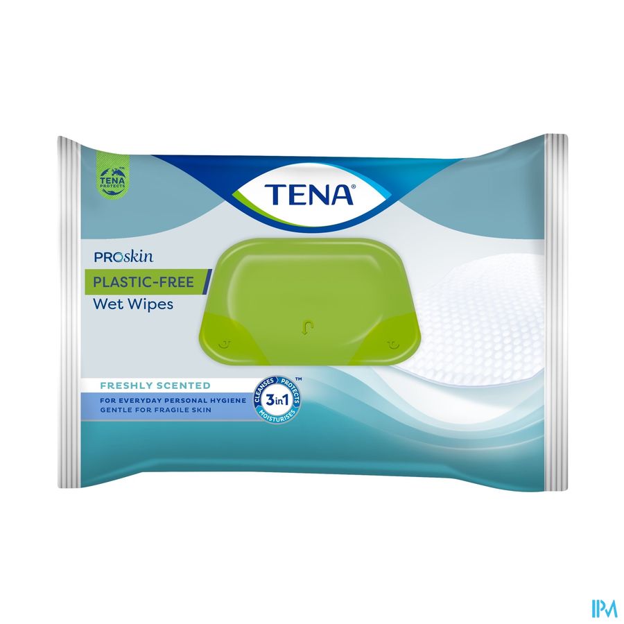 Tena Proskin Plastic Free Wet Wipes 48