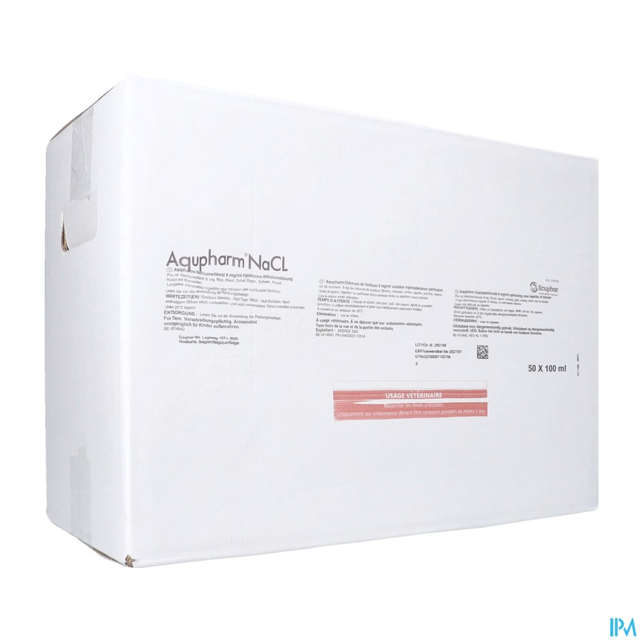 Aqupharm Natriumchloride 9mg/ml Opl Inf 50x100ml