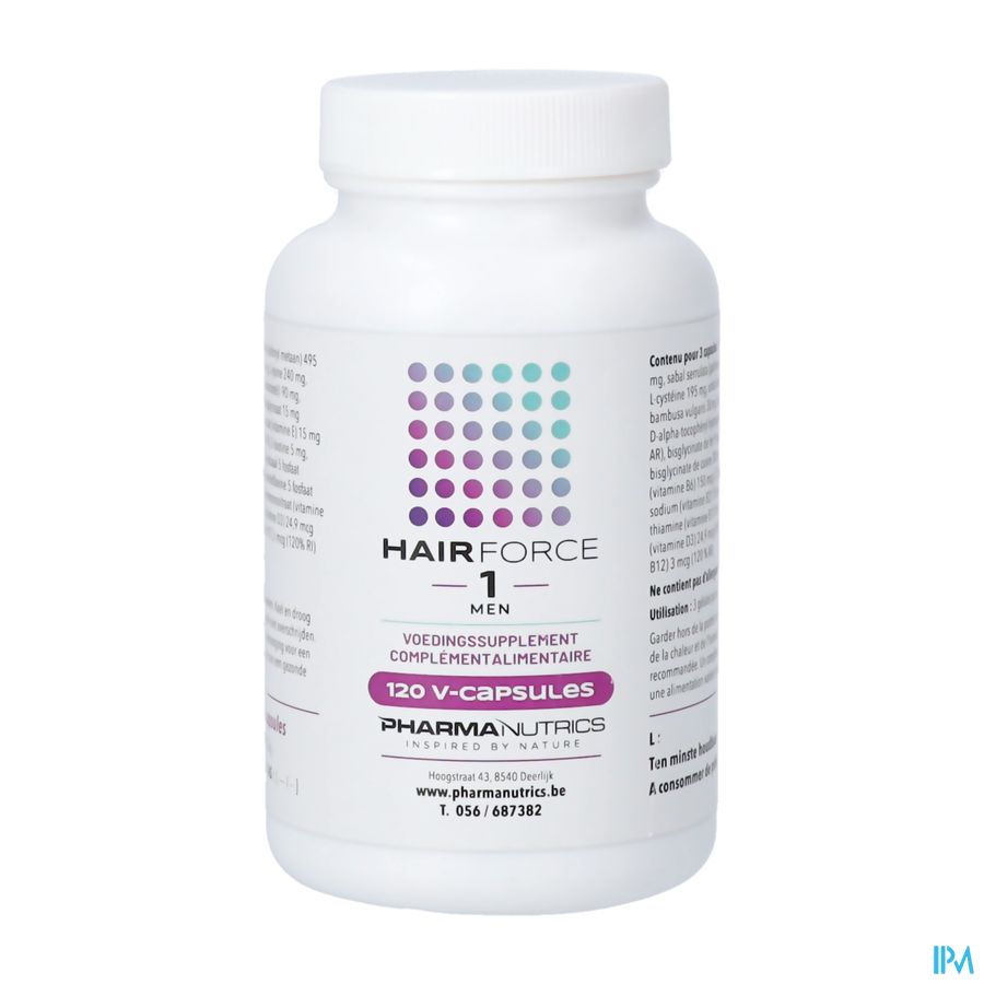 Hair Force 1 Caps 120 Pharmanutrics
