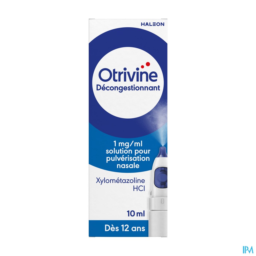 Otrivine Decongestionnant 1mg/ml Sol Pulv 10ml