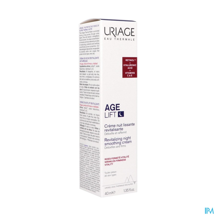 Uriage Age Creme Nuit Lissante Revitalisante 40ml