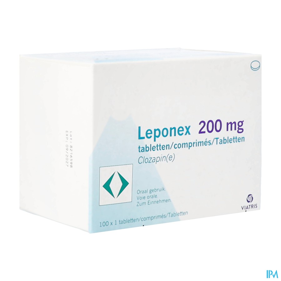 Leponex 200mg Tabl 100