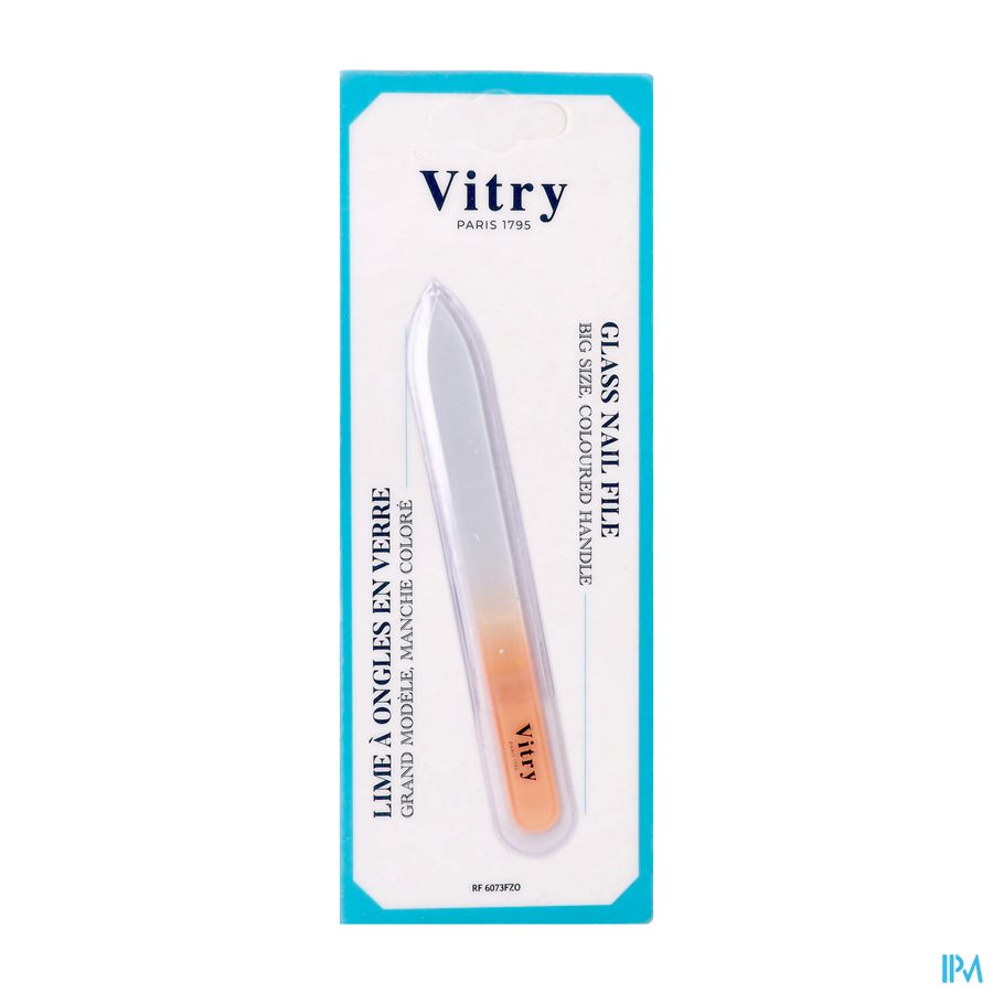 Vitry Glasvijl Heft In Fluo Oranje