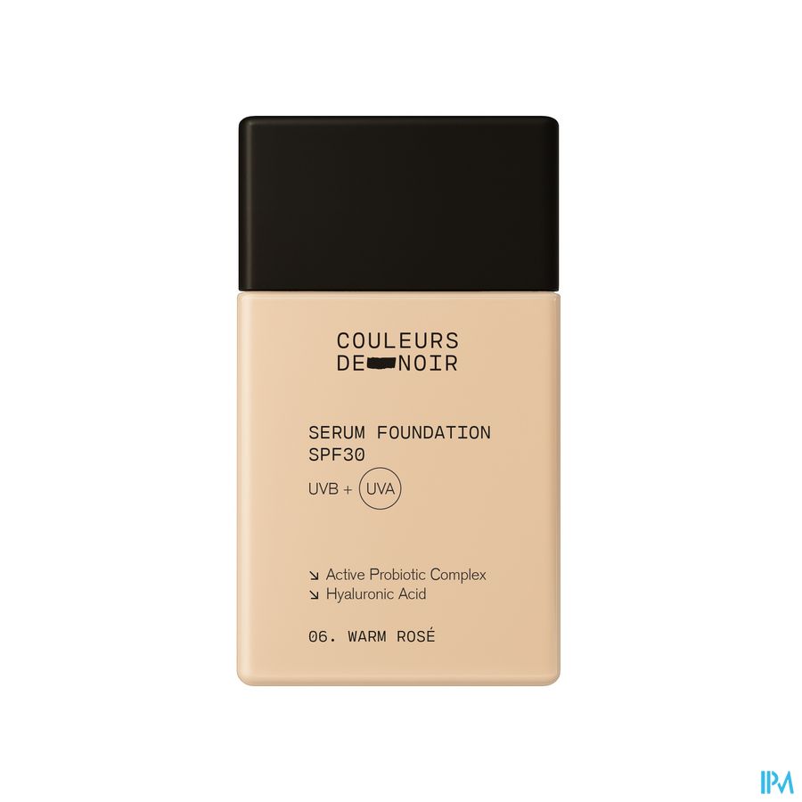 Couleurs De Noir Ser. Fdt Spf30 06 Warm Rose 30ml