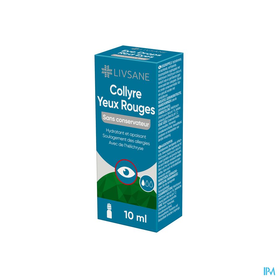 Livsane Eyes Oogdruppels Rode Ogen 10ml